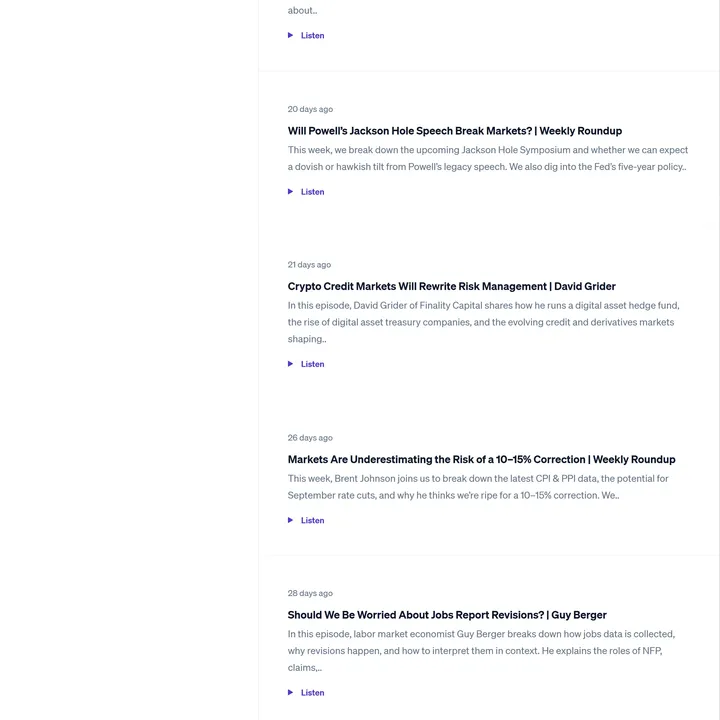 Forward Guidance Podcast