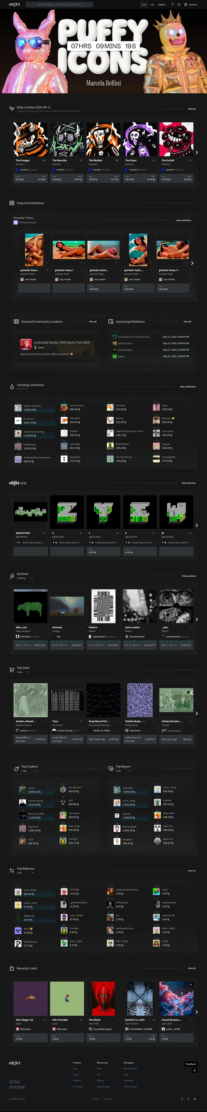 objkt Screenshot