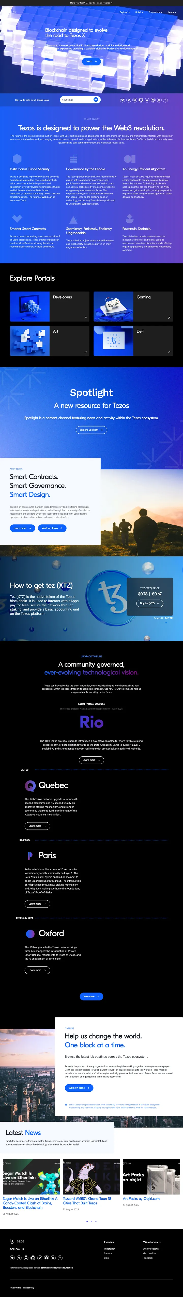 Tezos Screenshot Long