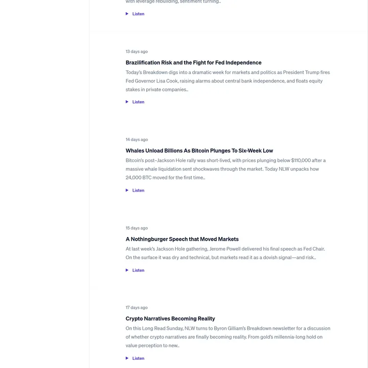 The Breakdown Podcast