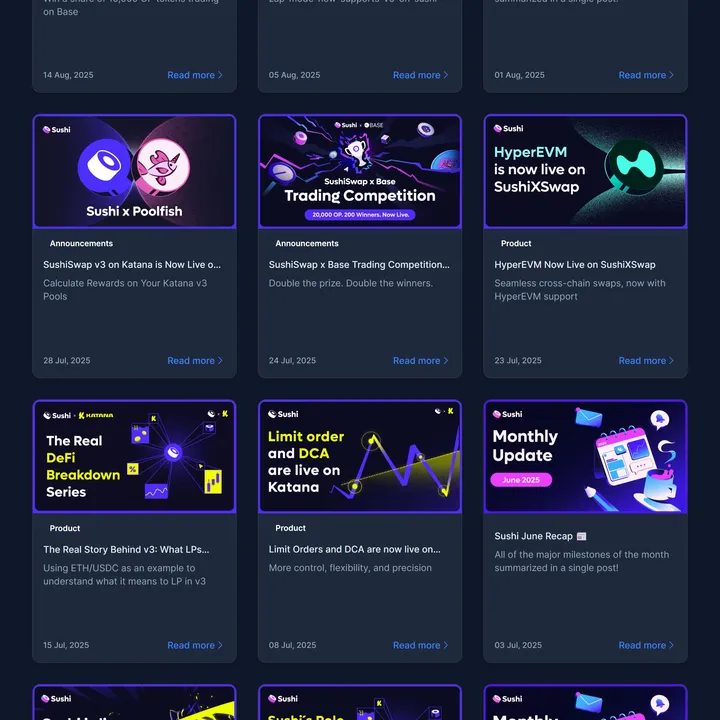 SushiSwap Blog