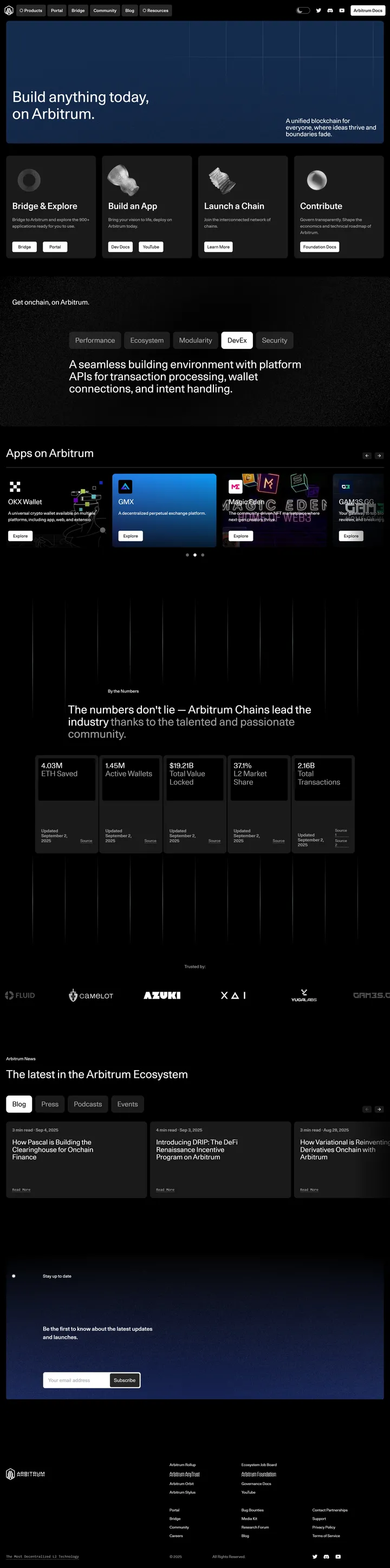 Arbitrum Screenshot