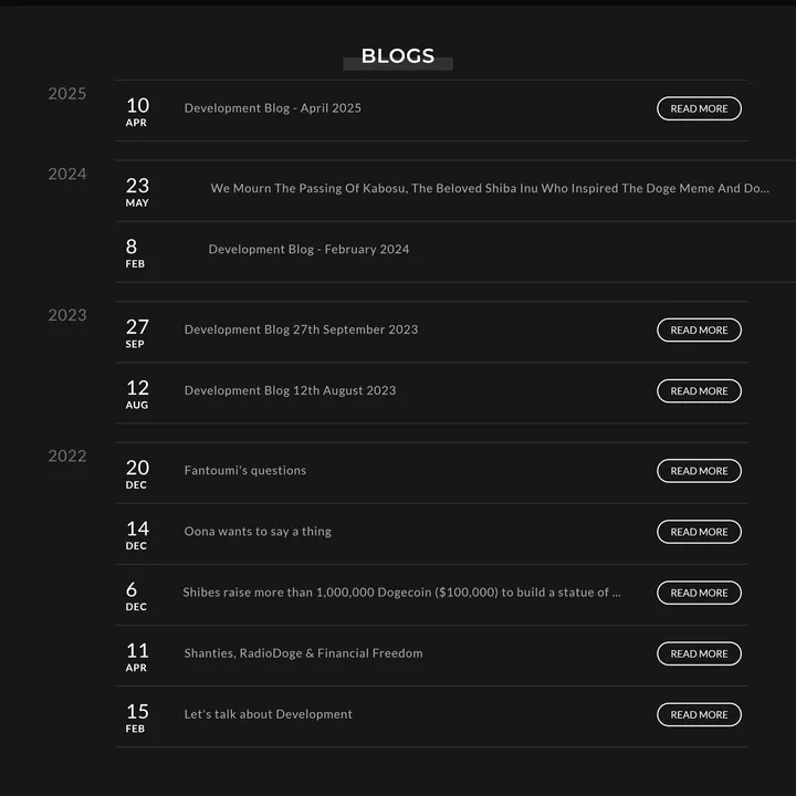 Dogecoin Foundation Blog