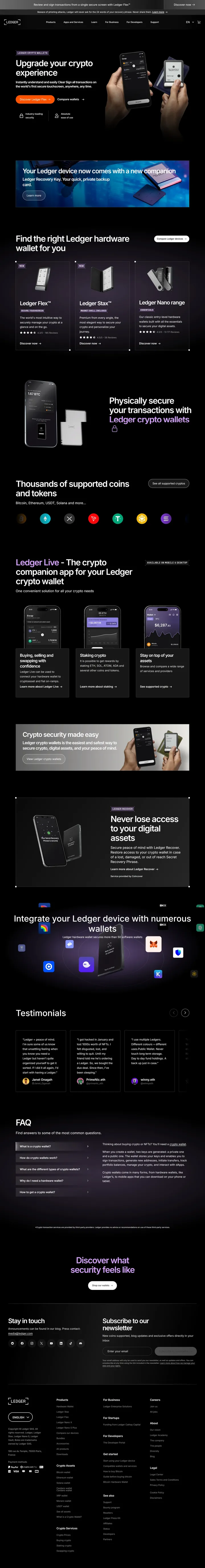 Ledger Screenshot