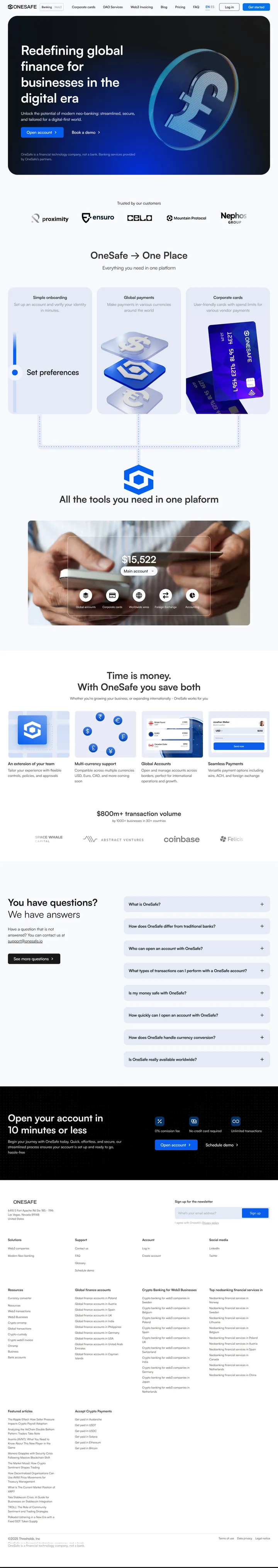 OneSafe Screenshot