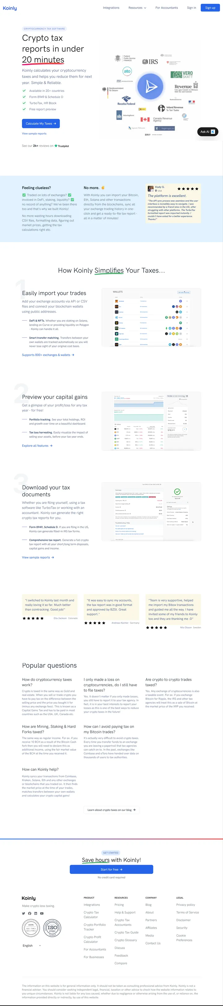 Koinly Screenshot