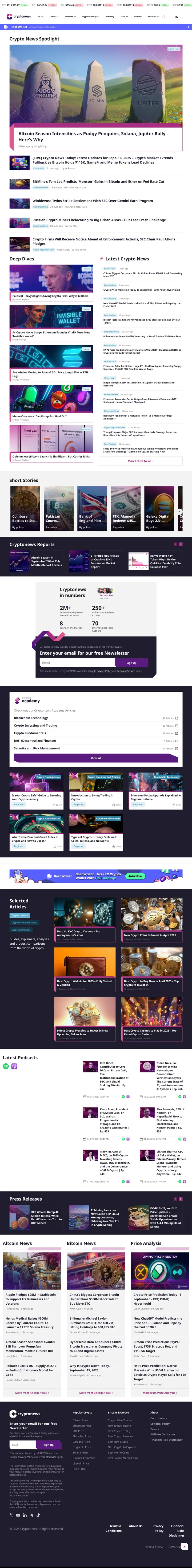 CryptoNews.com Screenshot Long