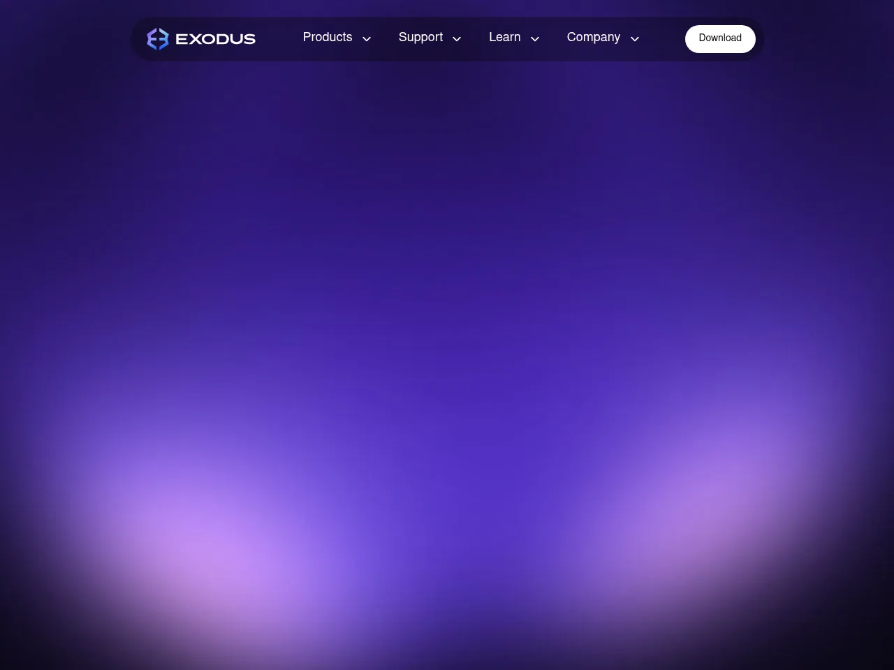 Exodus Wallet Screenshot