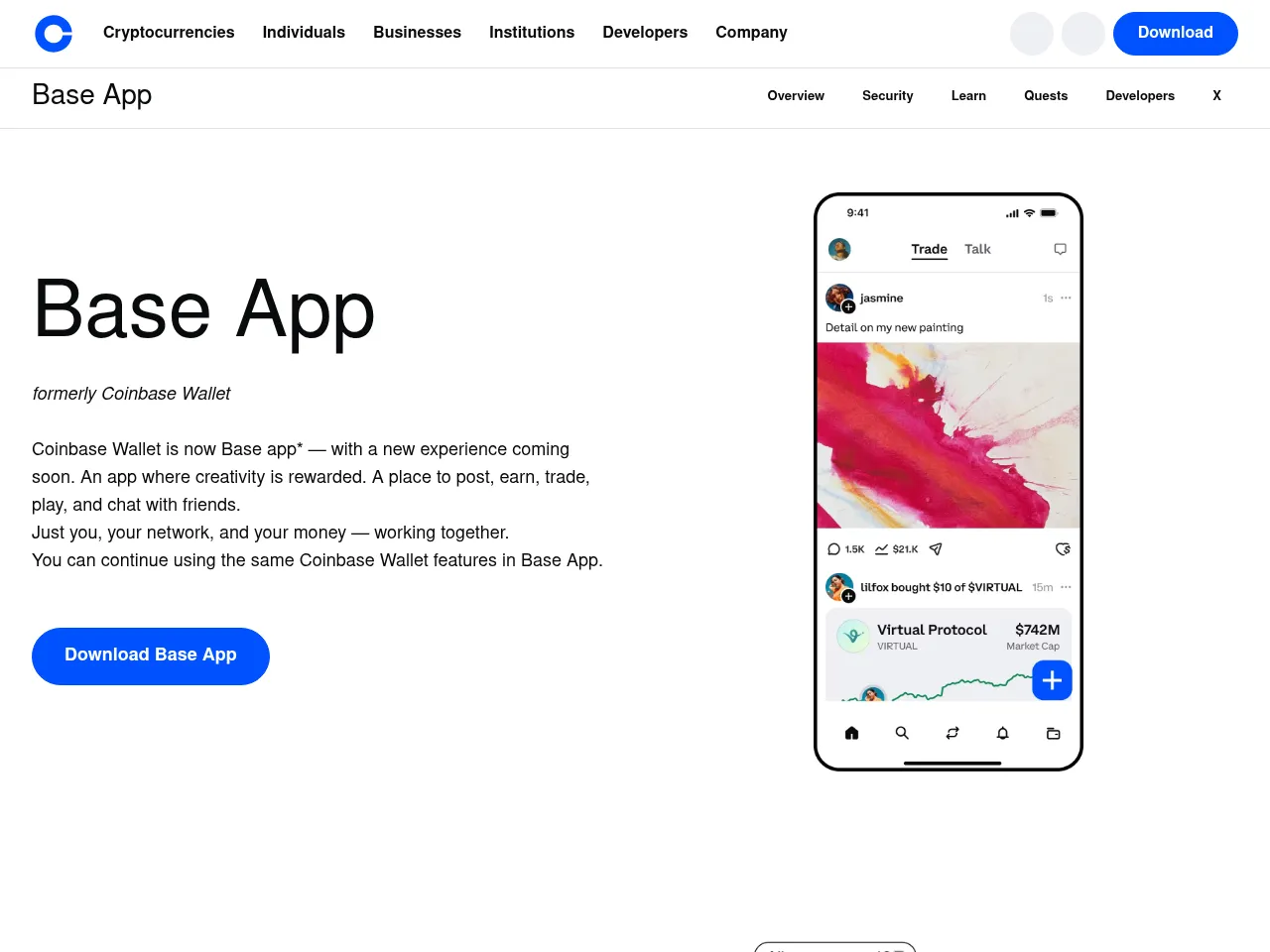 Coinbase Wallet Screenshot