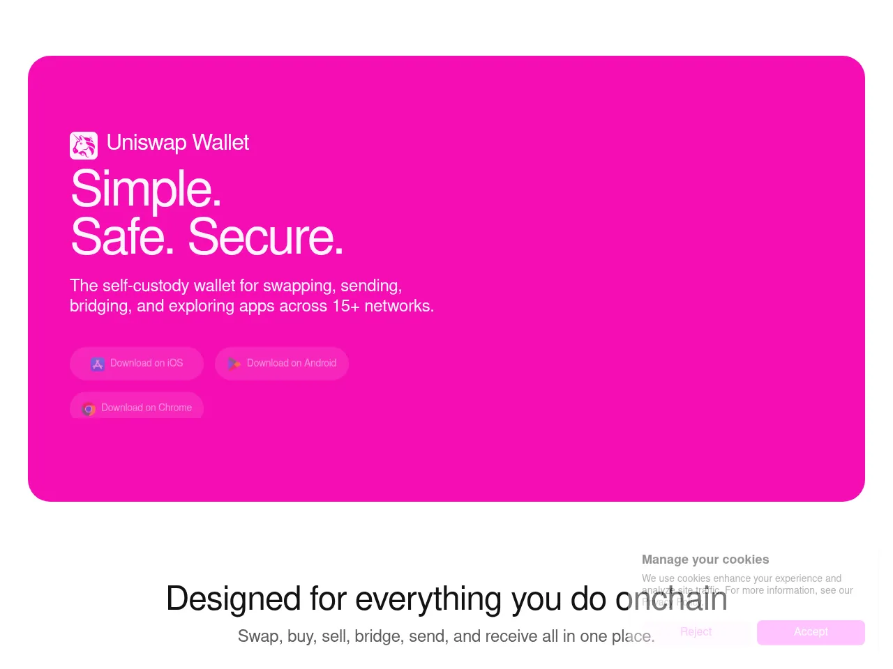 Uniswap Wallet Screenshot