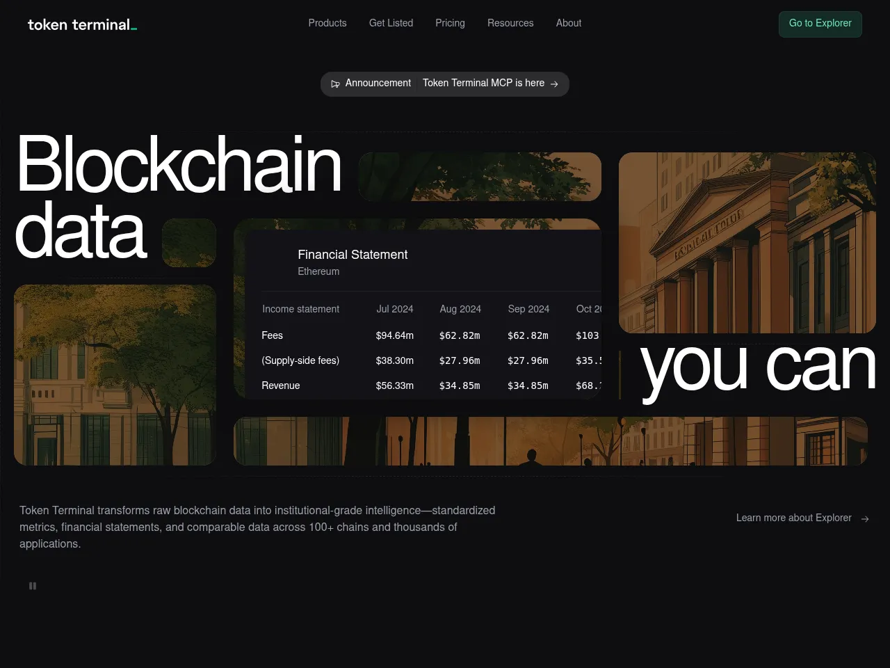 Token Terminal Screenshot