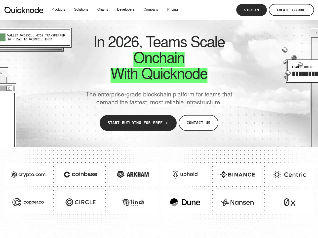 QuickNode Screenshot