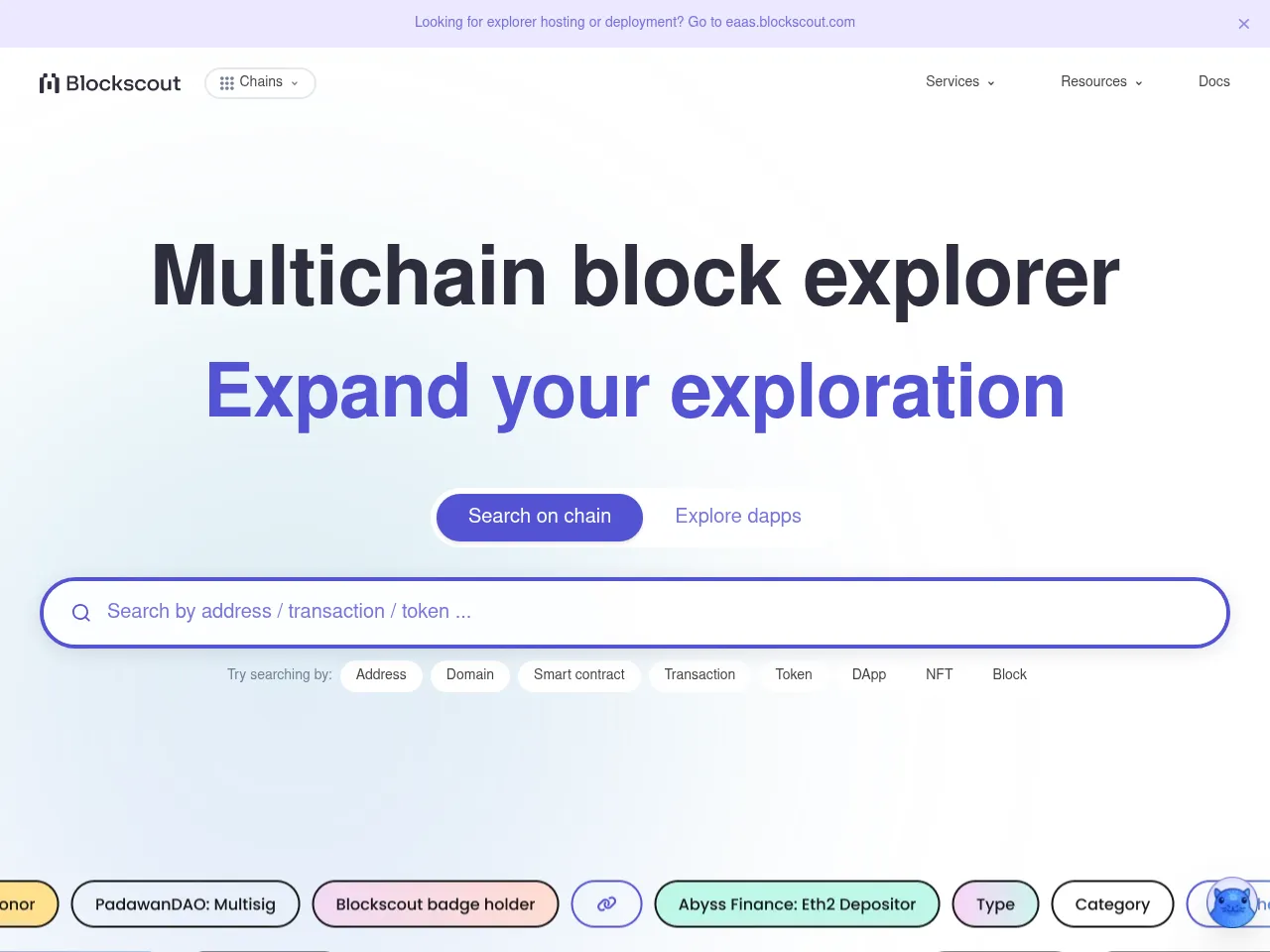Blockscout Screenshot