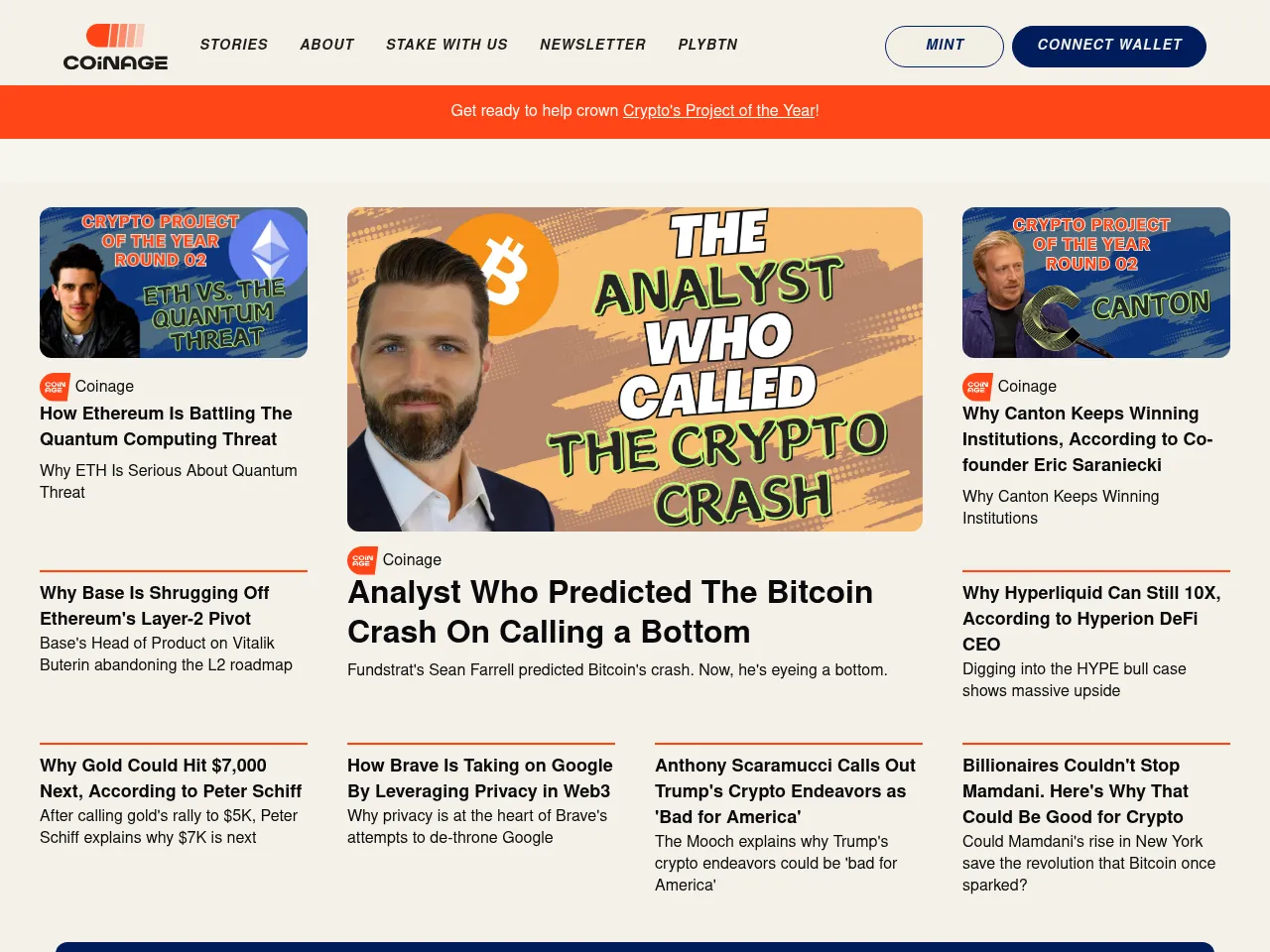 Coinage Media Screenshot