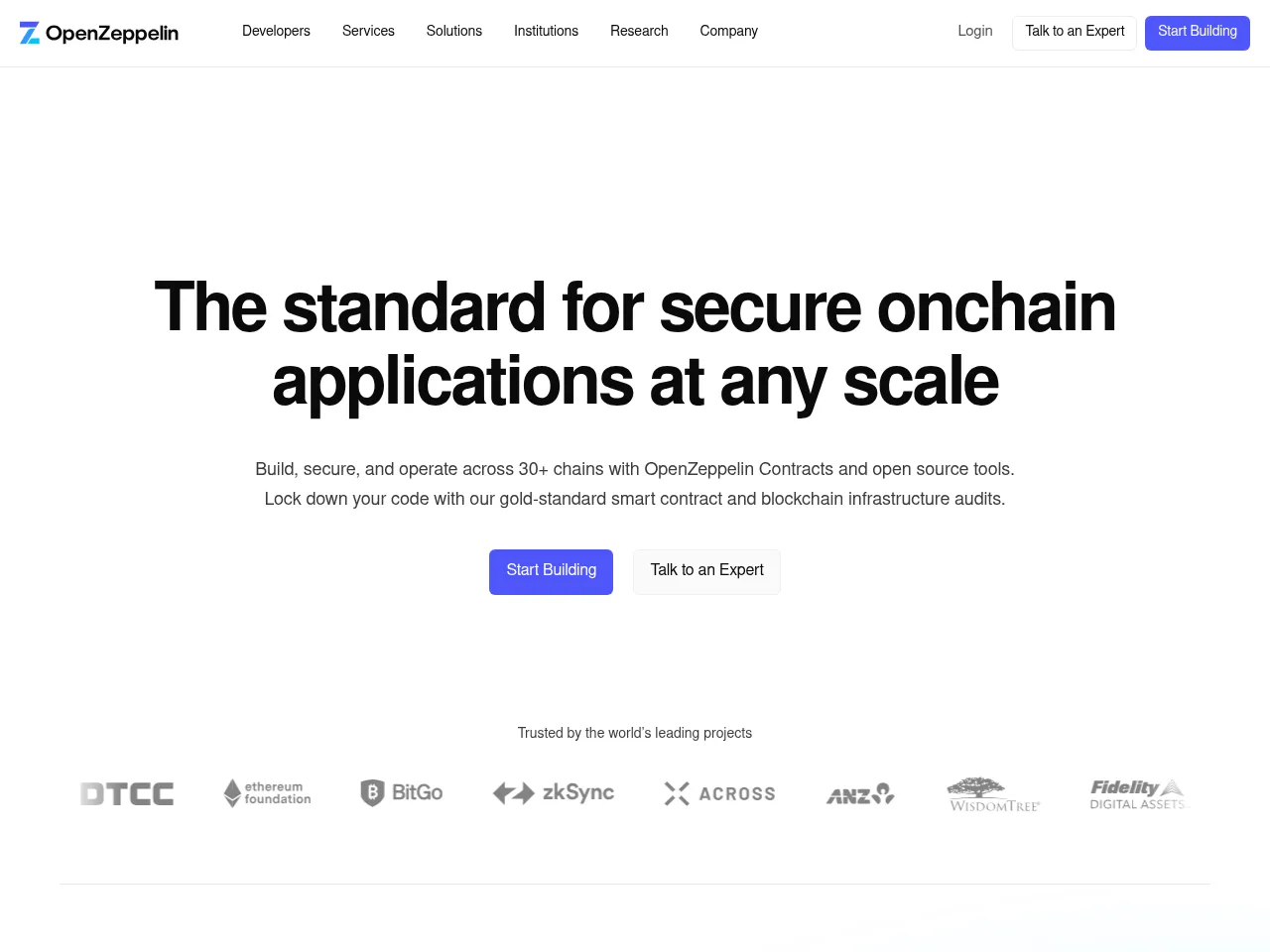 OpenZeppelin Screenshot