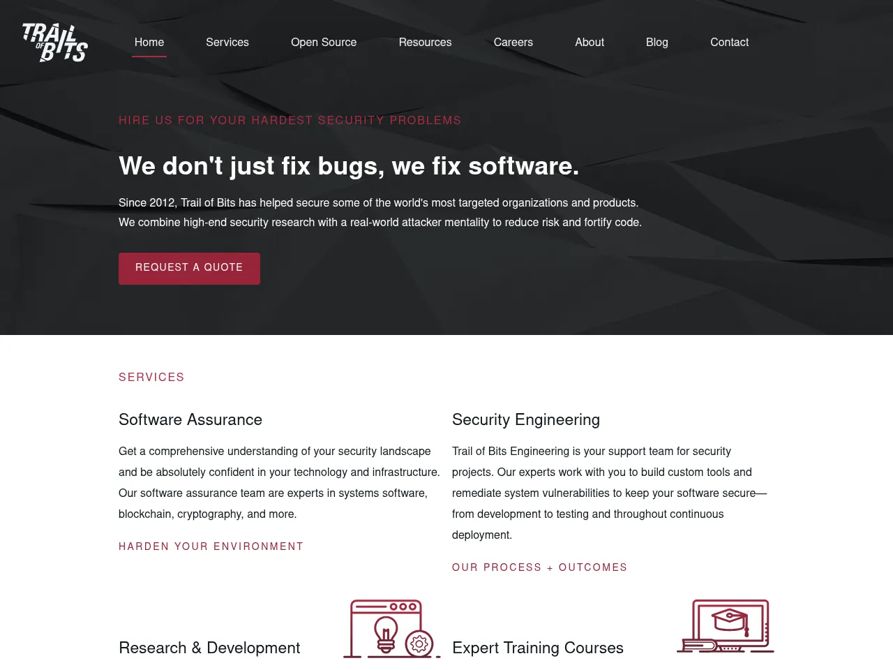 Trail of Bits Screenshot