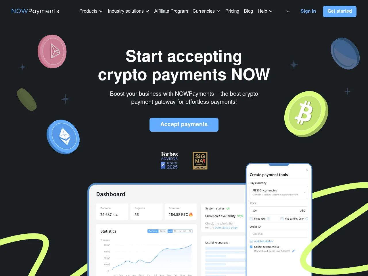 NOWPayments Screenshot