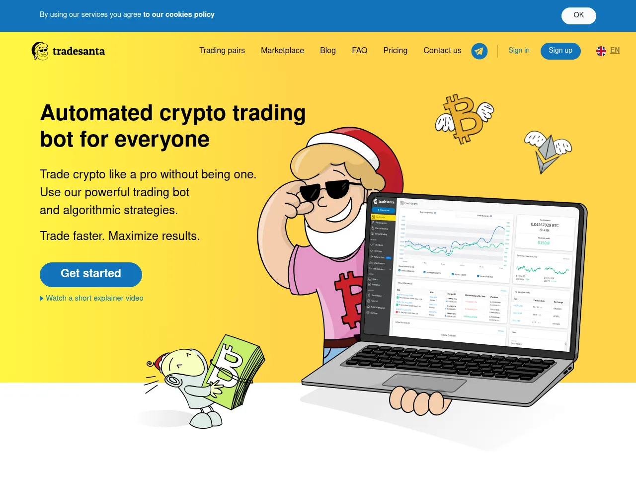 TradeSanta Screenshot