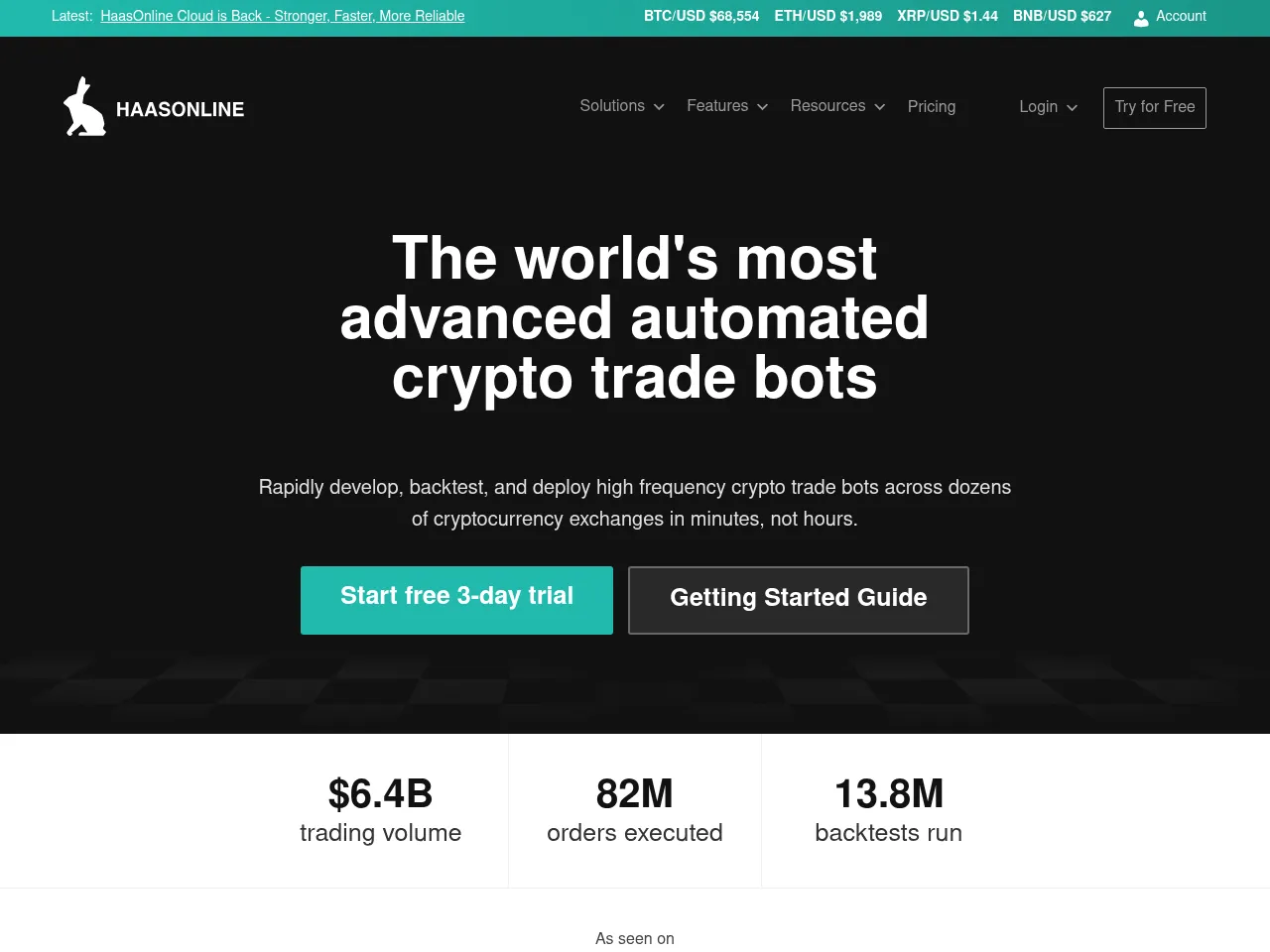 HaasOnline Screenshot