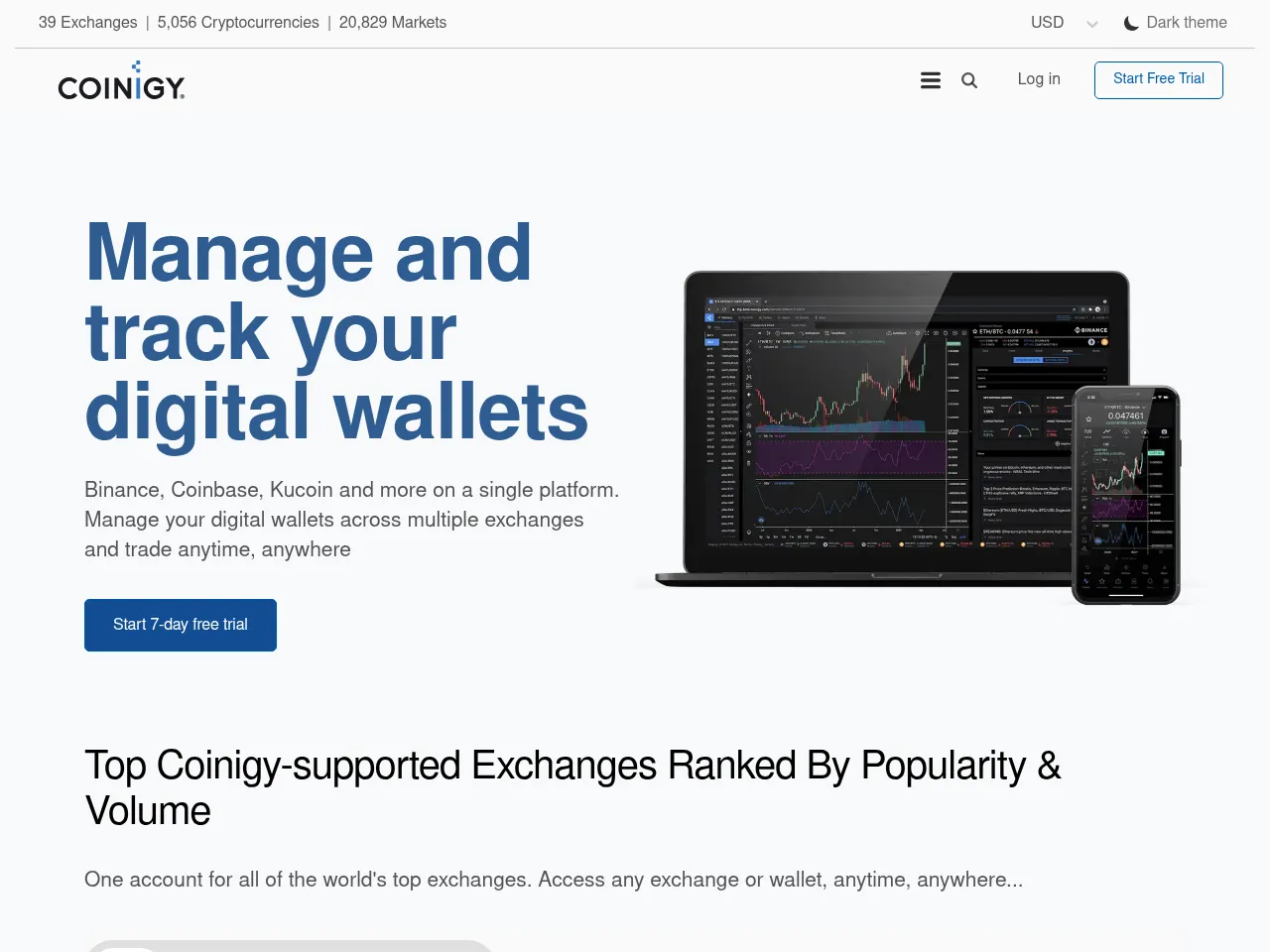 Coinigy Screenshot