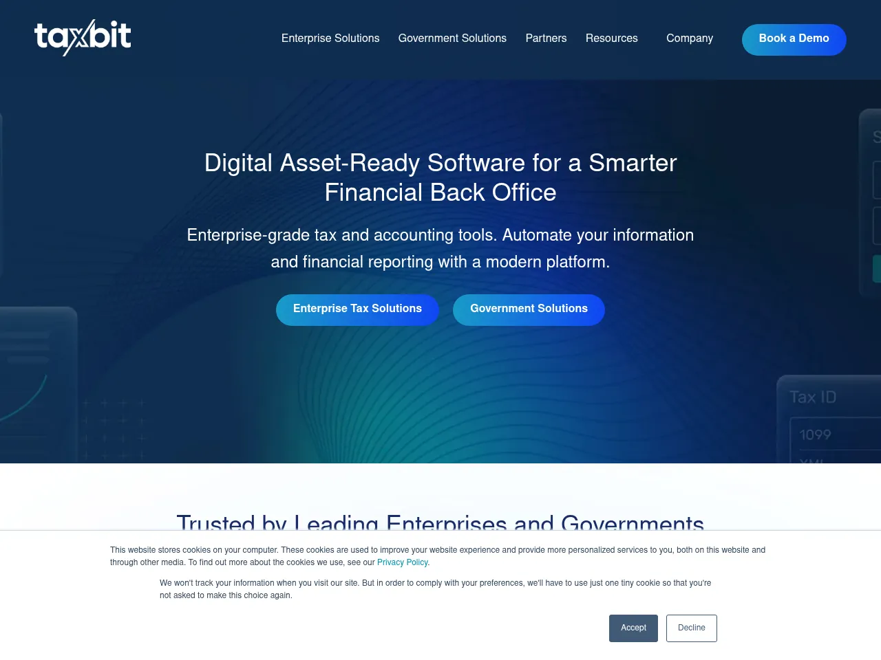 TaxBit Screenshot