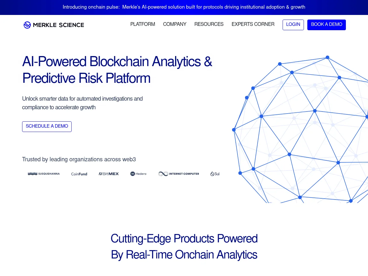 Merkle Science Screenshot