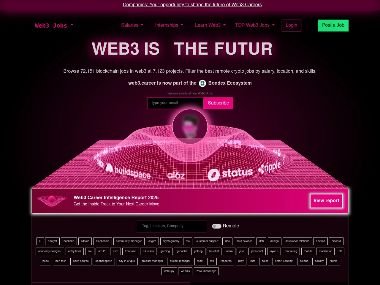 Web3.career Screenshot