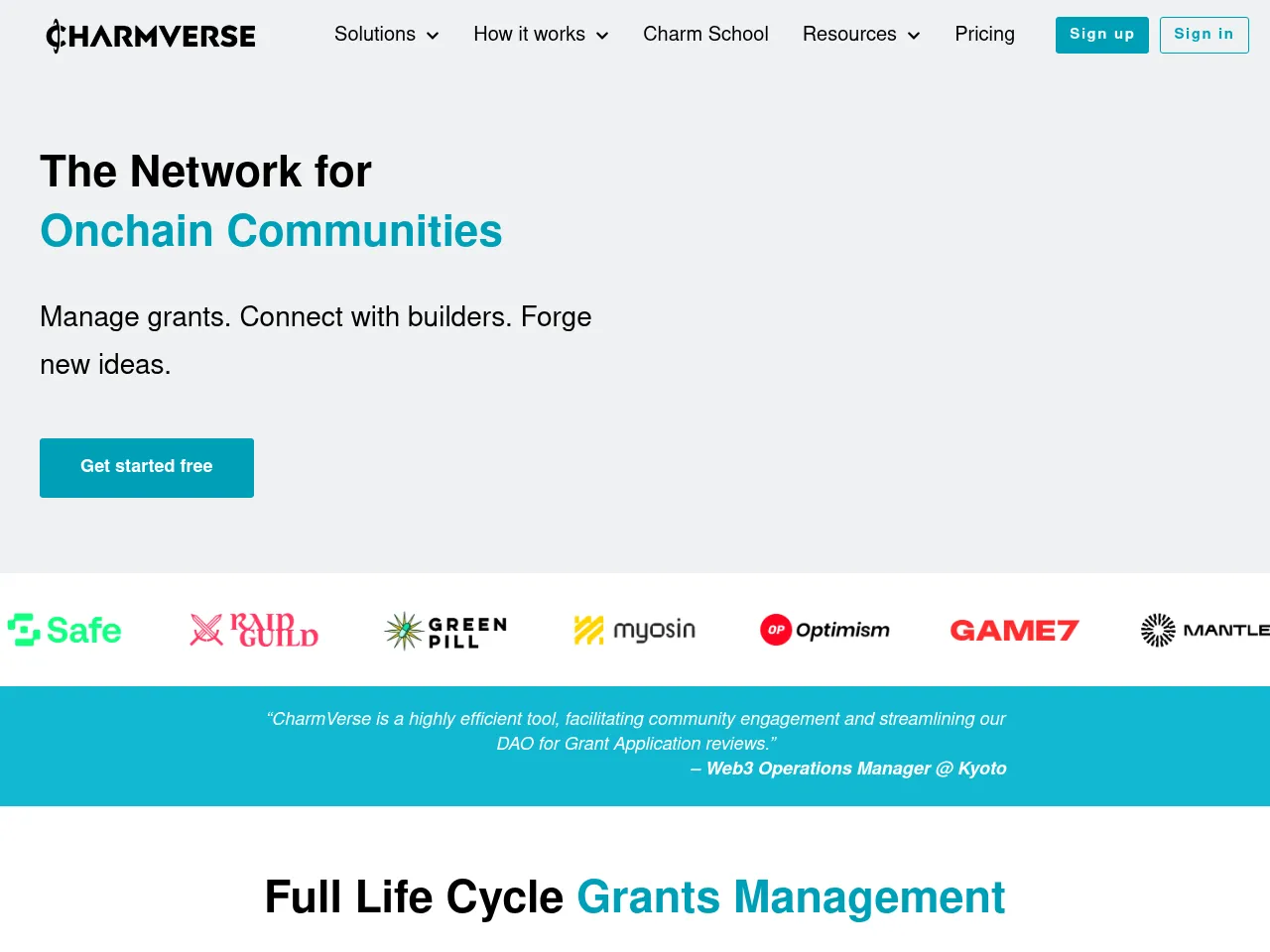 Charmverse Screenshot