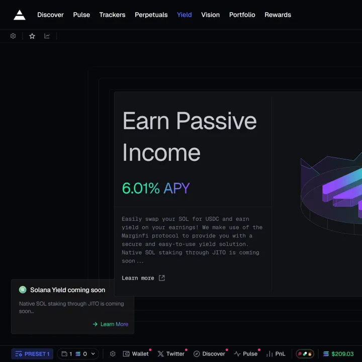Axion Yield Screenshot