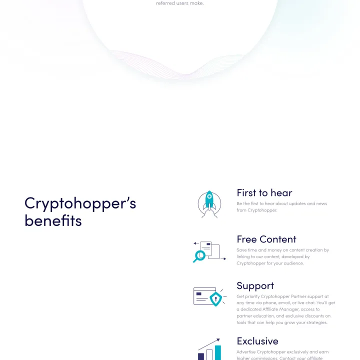 Cryptohopper Affiliate Program Screenshot