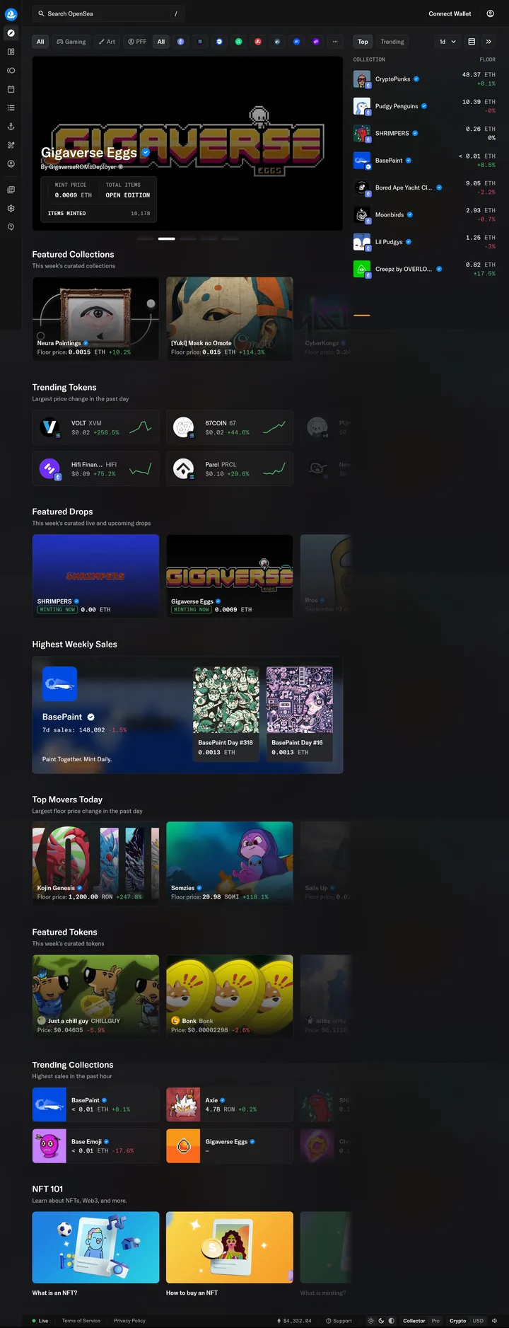 OpenSea Screenshot