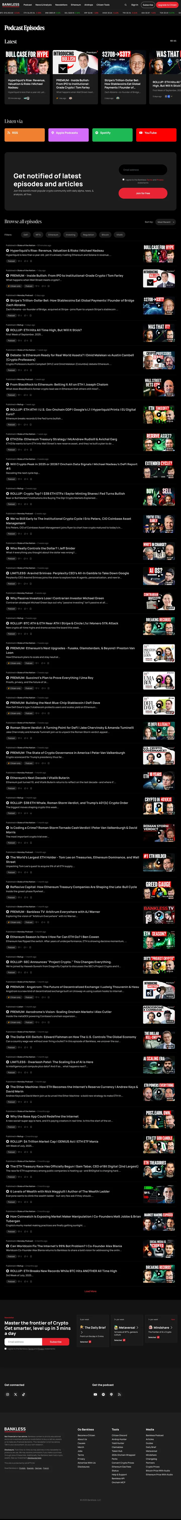 Bankless Podcast Screenshot Long