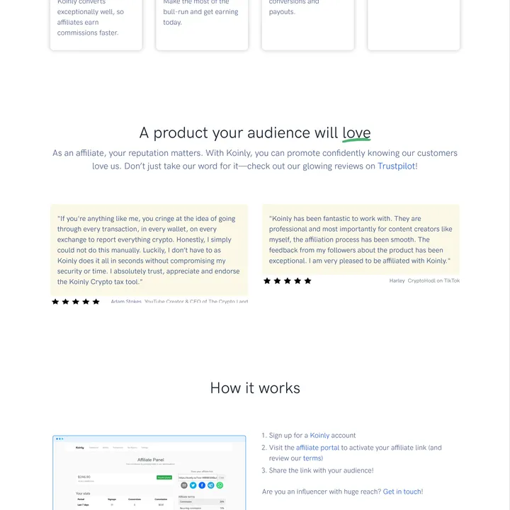 Koinly Affiliate Program