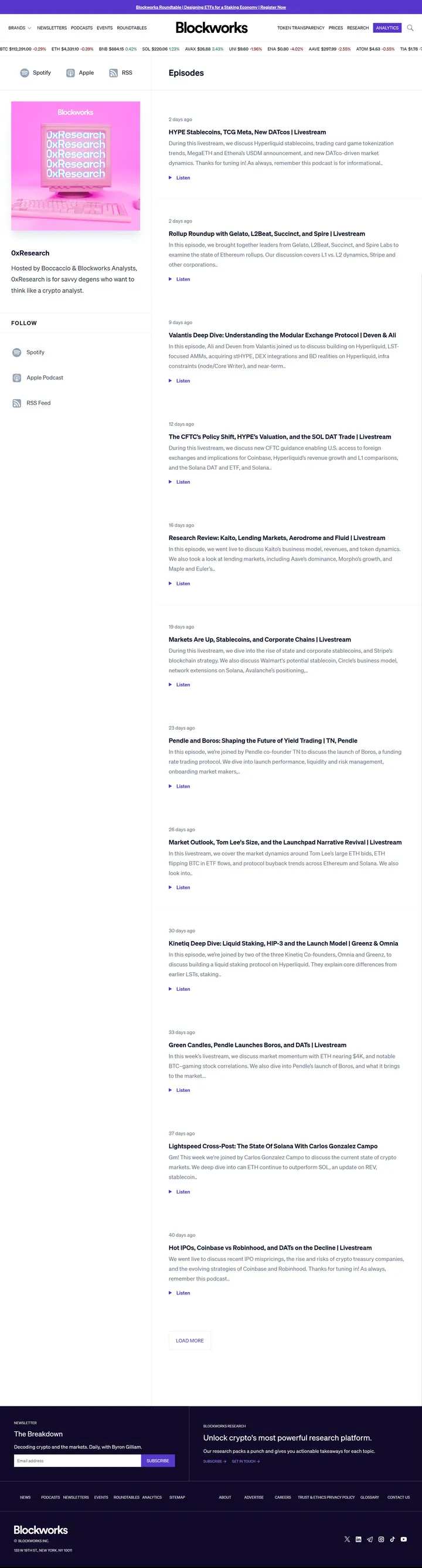 0x Research Podcast Screenshot Long