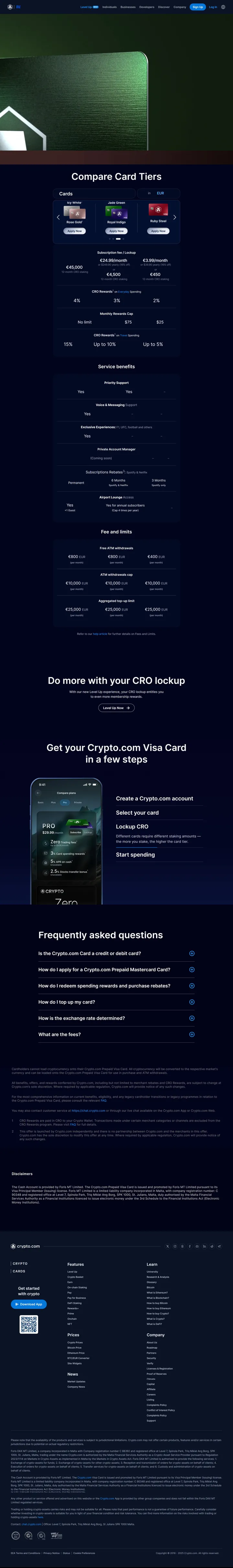 Crypo.com Cards Screenshot Long